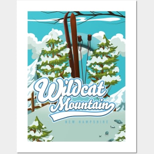 Wildcat Mountain New Hampshire Ski poster Posters and Art